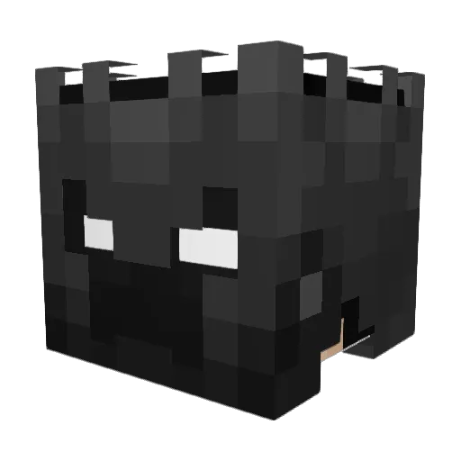 kyzxv Minecraft avatar head, 3D render