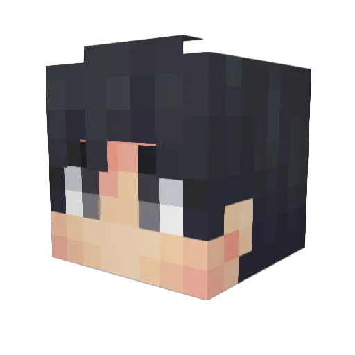 kz777 Minecraft avatar head, 3D render