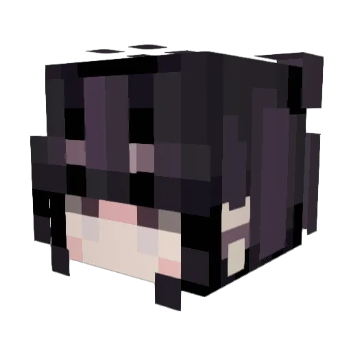 kziwi Minecraft avatar head, 3D render