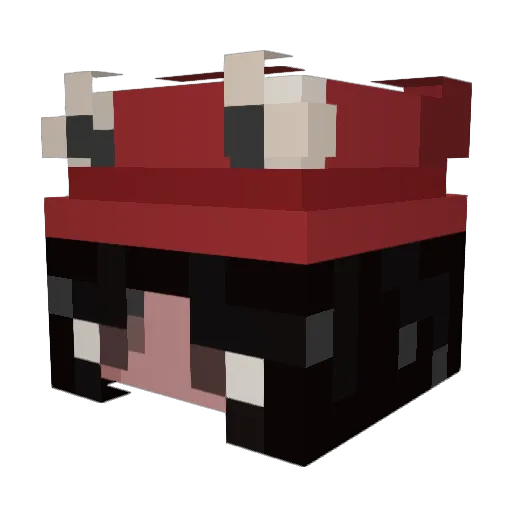 kzloke Minecraft avatar head, 3D render