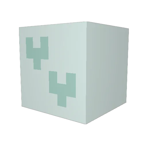 kzmo Minecraft avatar head, 3D render