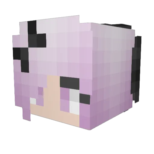 kzps_ Minecraft avatar head, 3D render