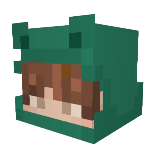 kzy0517 Minecraft avatar head, 3D render