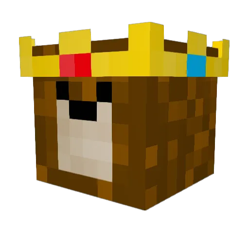 l00py__ Minecraft avatar head, 3D render