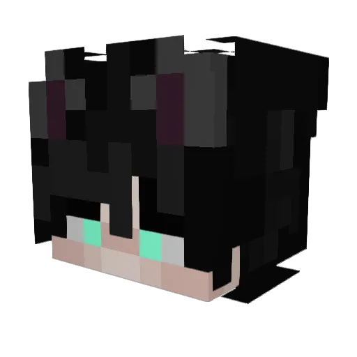 l0adingx1 Minecraft avatar head, 3D render