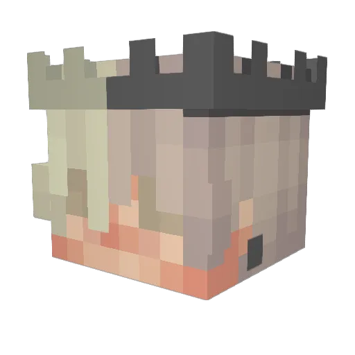 l0gxnnn Minecraft avatar head, 3D render