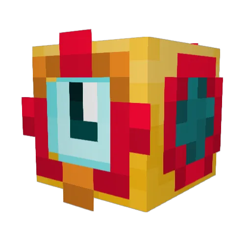 l0l61 Minecraft avatar head, 3D render