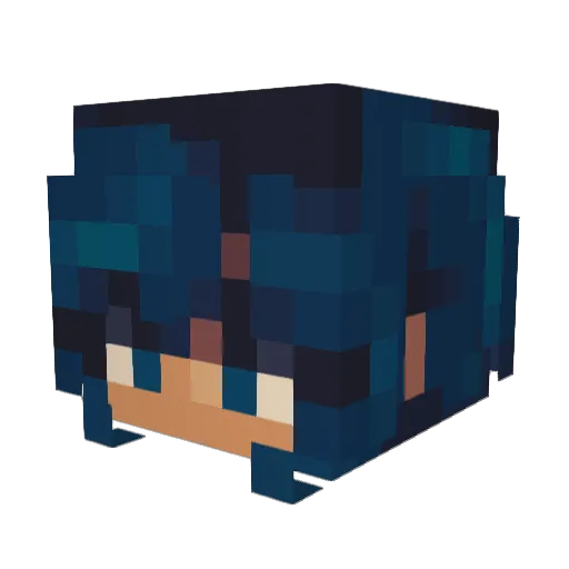 l0ller Minecraft avatar head, 3D render