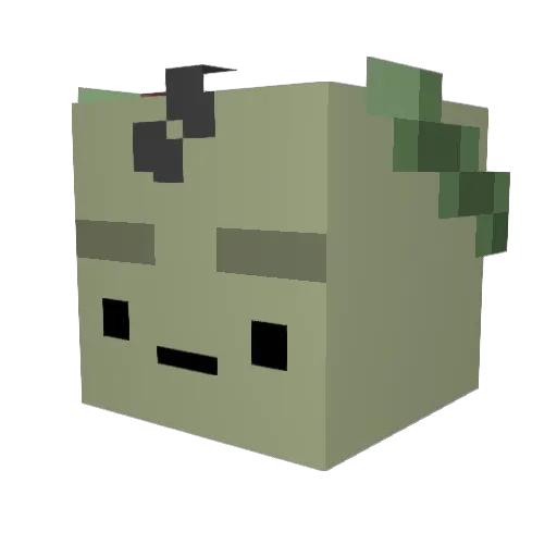 l0nely52 Minecraft avatar head, 3D render
