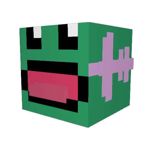 l0nely_eclipse Minecraft avatar head, 3D render
