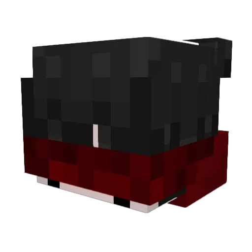 l0rddd Minecraft avatar head, 3D render