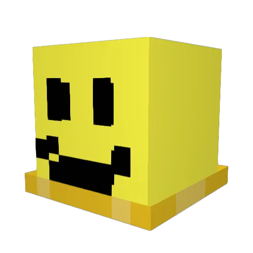 l0rdlufr3d Minecraft avatar head, 3D render