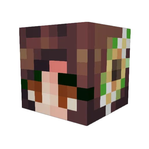l0ser_mars Minecraft avatar head, 3D render