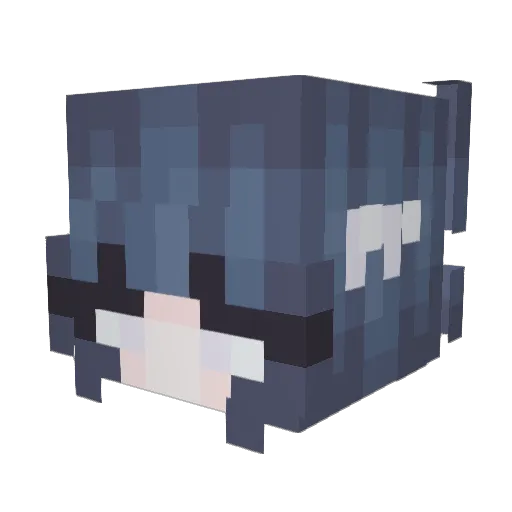 l0urd3s_ Minecraft avatar head, 3D render