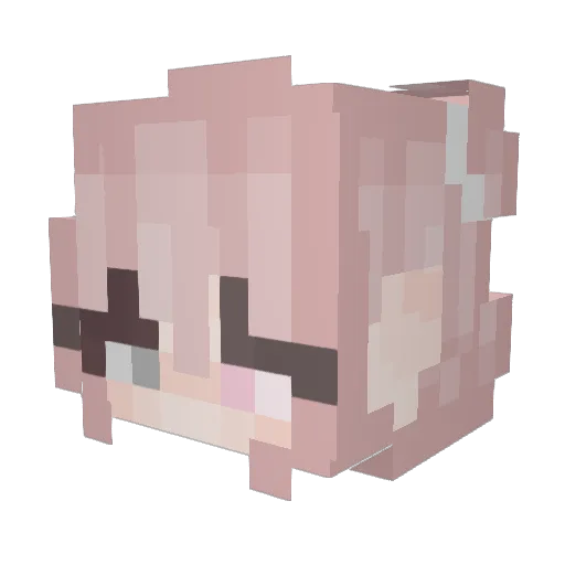 l0veise Minecraft avatar head, 3D render