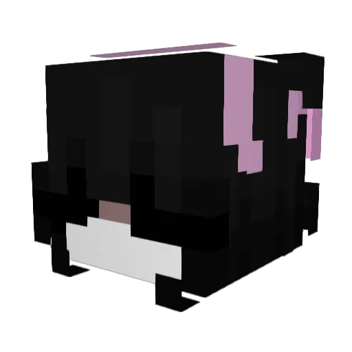 l0vely_libra Minecraft avatar head, 3D render