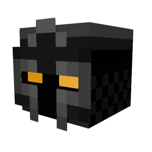 l0wl Minecraft avatar head, 3D render
