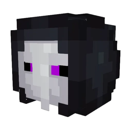 l19u1d Minecraft avatar head, 3D render