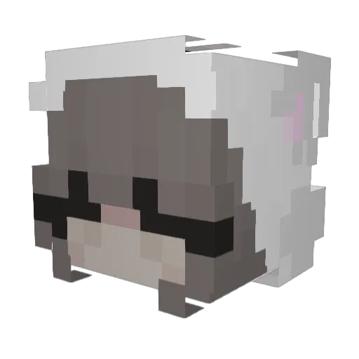 l1ly_x Minecraft avatar head, 3D render