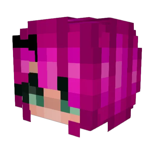 l1lyyxd Minecraft avatar head, 3D render