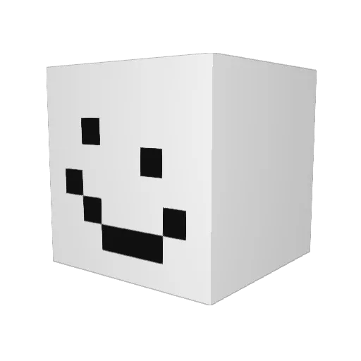 l1m1x3 Minecraft avatar head, 3D render