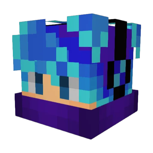 l1nkN992 Minecraft avatar head, 3D render