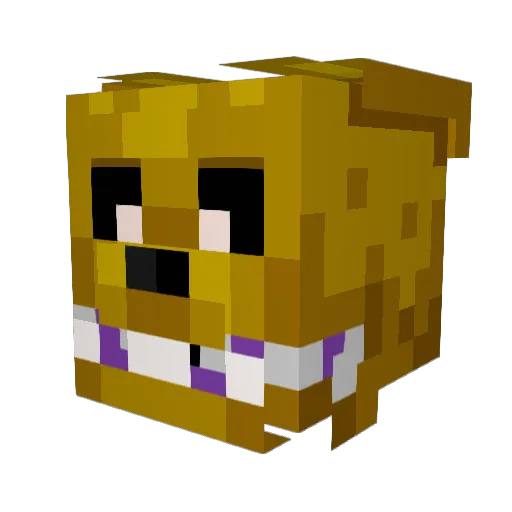 l1nkr Minecraft avatar head, 3D render