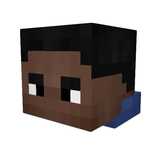 l1pesz Minecraft avatar head, 3D render
