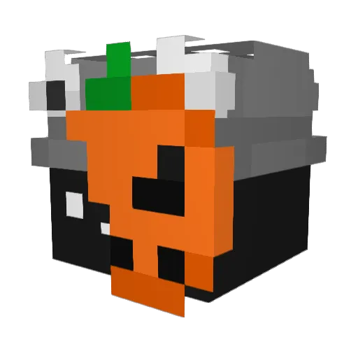 l1ttt Minecraft avatar head, 3D render