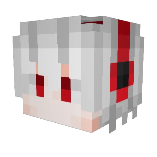 l2yota Minecraft avatar head, 3D render