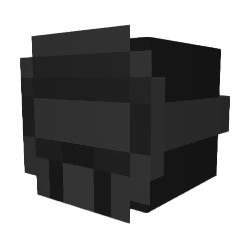 l3580 Minecraft avatar head, 3D render