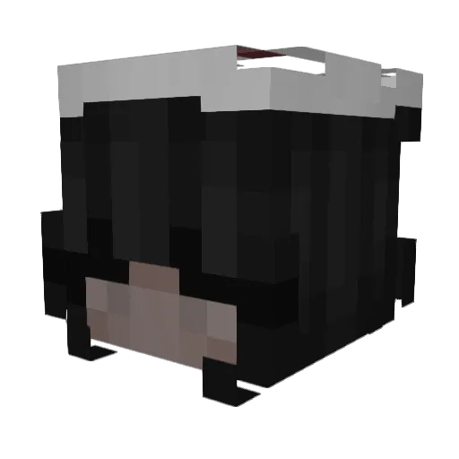 l3ayah Minecraft avatar head, 3D render