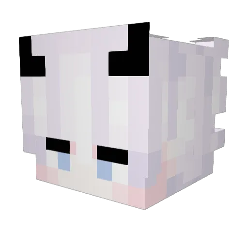 l3dh3d Minecraft avatar head, 3D render