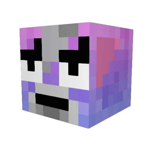 l3ig0de Minecraft avatar head, 3D render