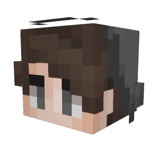 l3lackOracle Minecraft avatar head, 3D render