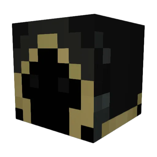 l3lackfire Minecraft avatar head, 3D render