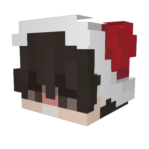 l3lacknack Minecraft avatar head, 3D render