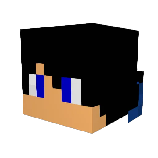 l3lacky05 Minecraft avatar head, 3D render