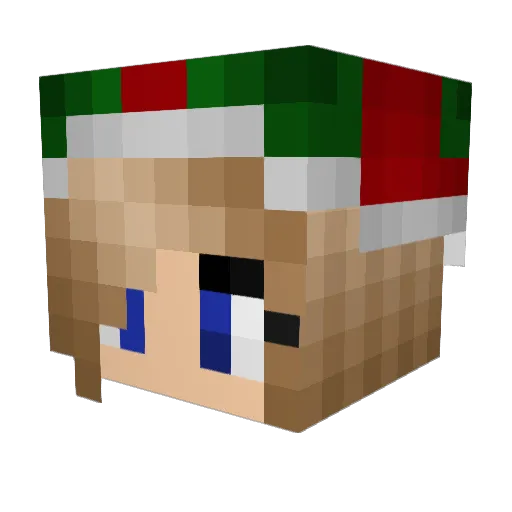 l3liss_ Minecraft avatar head, 3D render