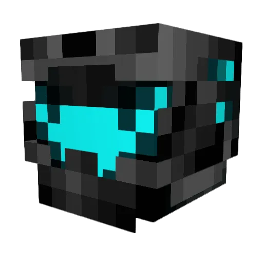 l3robot Minecraft avatar head, 3D render