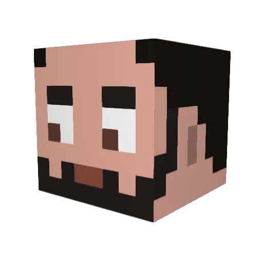 l3roski Minecraft avatar head, 3D render