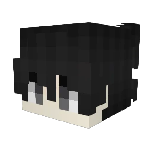 l3wyk Minecraft avatar head, 3D render