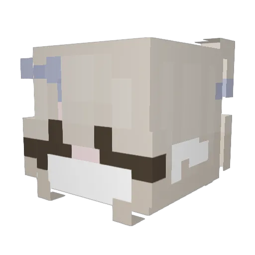 l4fa Minecraft avatar head, 3D render