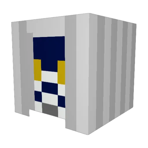 l7cps Minecraft avatar head, 3D render