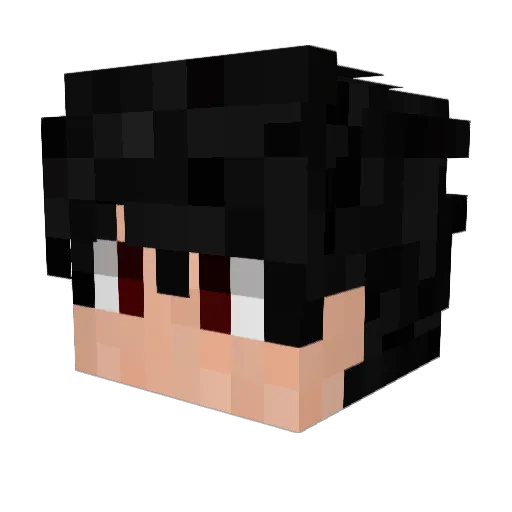 l7pvp Minecraft avatar head, 3D render