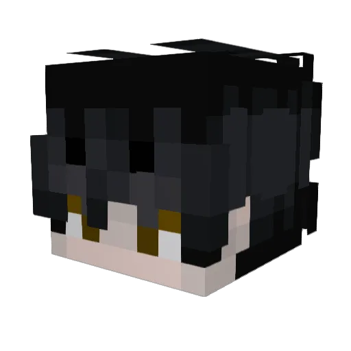 l9uk4 Minecraft avatar head, 3D render