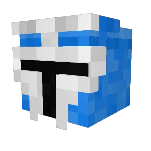 lAmClu Minecraft avatar head, 3D render