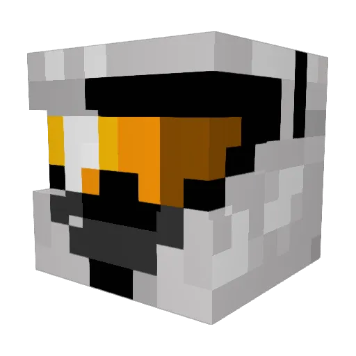 lArchonl Minecraft avatar head, 3D render