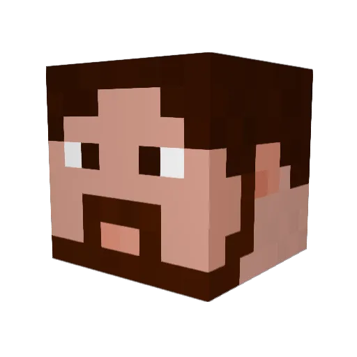 lArresto Minecraft avatar head, 3D render