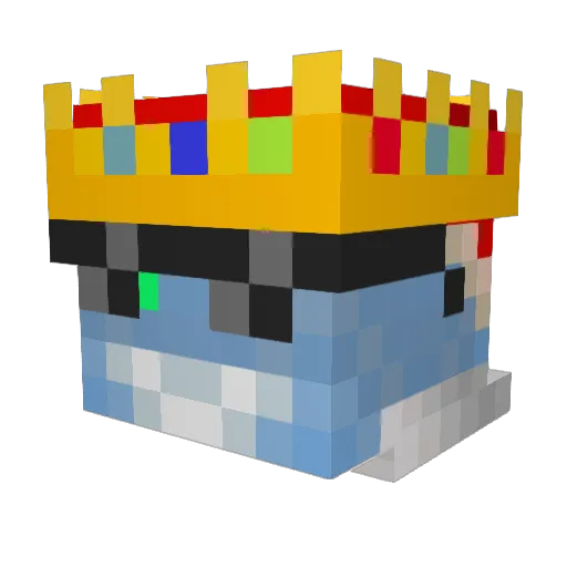 lAvexl Minecraft avatar head, 3D render